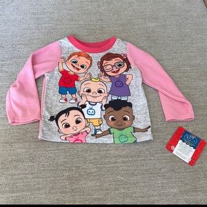 Kids Cocomelon Pajama Top Size 2T